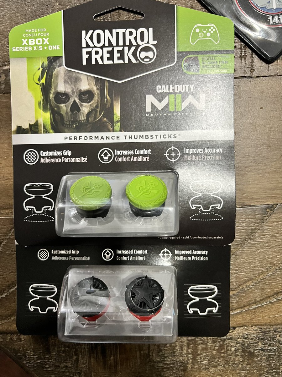 AR_Realtor_Ash's tweet photo. It’s been far too long since we’ve ordered fresh @KontrolFreek in my house. I was excited to jump on the limited edition #MWII set for hubby and I got my son his first set too!!! #kontrolfreekfamily https://t.co/gImLFcCdEQ