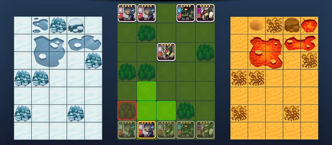 ⚔️Players should be wary of the different types of battlefield obstacles as they battle

🏔Hills, highlands

🌳Forest

🍃Swamp

🌋Lava

❄️Ice

#NFTs #P2E #Metaverse #Blockchain