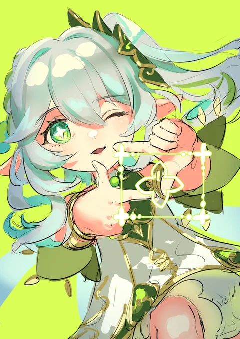 ナヒーダめっっっっっちゃかわいい!!!!!!アイドルじゃん 