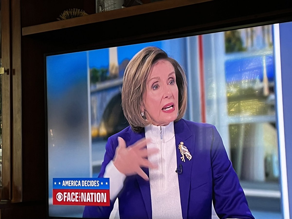 kathygroob's tweet photo. Best politician ever! #standwithnancy #nancypelosi @FaceTheNation https://t.co/qFSz7brYqf