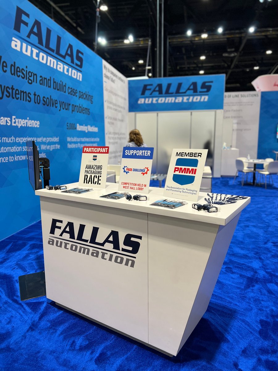 Good morning Chicago!! We’re starting off the first day of #PACKEXPO at McCormick place.  Visit Booth S-3530 for live casepacking demos!