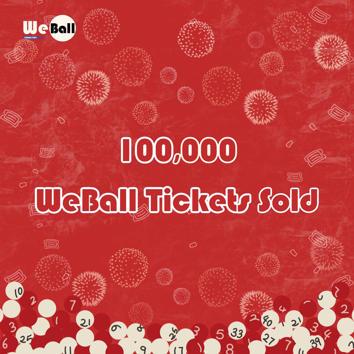 WeBallLottery's tweet photo. ⚪️⚪️⚪️⚪️🔴

Despite the declining market, we have sold over 100,000 WeBall lottery tickets @ https://t.co/Z4Rue4Hgog !

Fak the bear market, the early adopters are gonna make it. https://t.co/bnm4GDyVuq