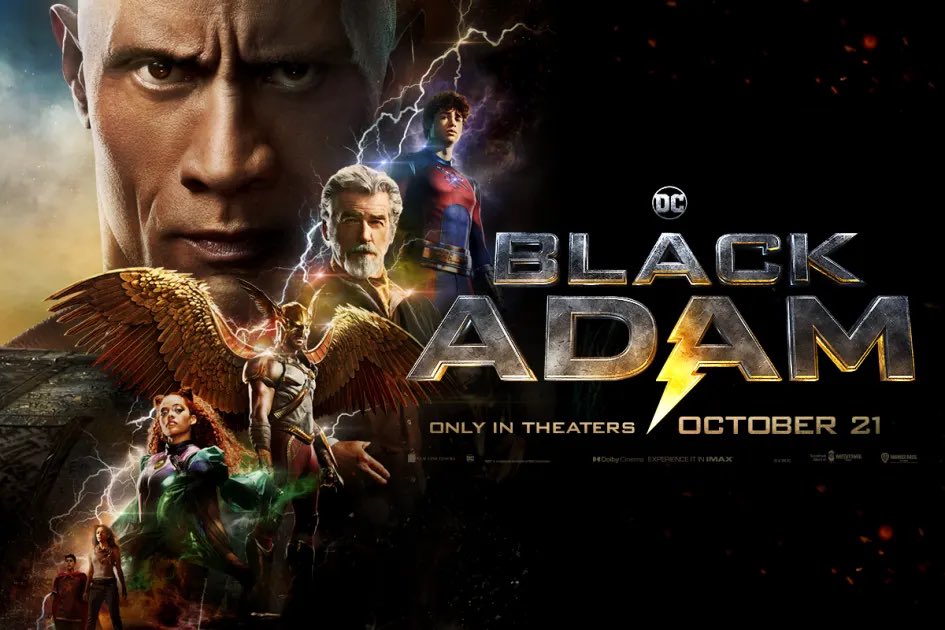 Black Adam News on Twitter: "#BlackAdam debuted with an estimated $67M  opening weekend, marking it the biggest opening for a @TheRock led film! 💵  Comparisons: Aquaman: $67.8M Shazam: $53.5M Hobbs and Shaw: