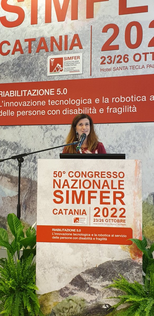 ISPRM's tweet photo. 🇮🇹 #ISPRM President Francesca Gimigliano @francescagimi in Acireale, Catania, for the opening cerimony of the 50th congress of the italian @simfer #simfer22 https://t.co/iGyczAvveC