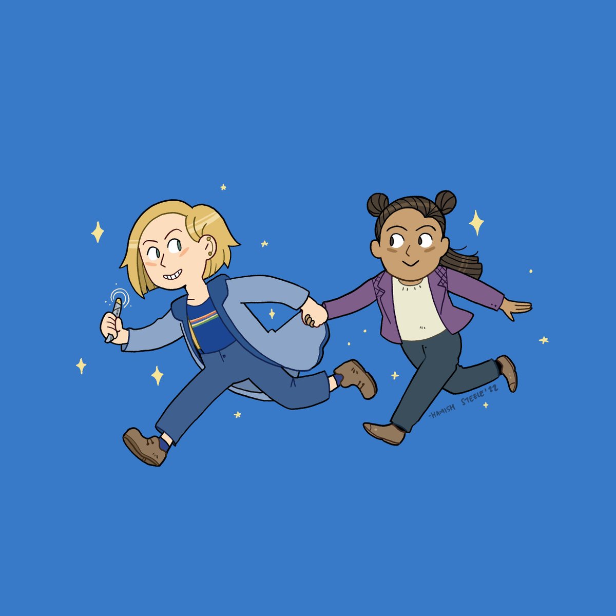 hamishsteele's tweet image. "I wish this would go on forever..."

Thank you Jodie and Mandip for an unforgettable era of my favourite show! #DoctorWho  #ThePowerOfTheDoctor