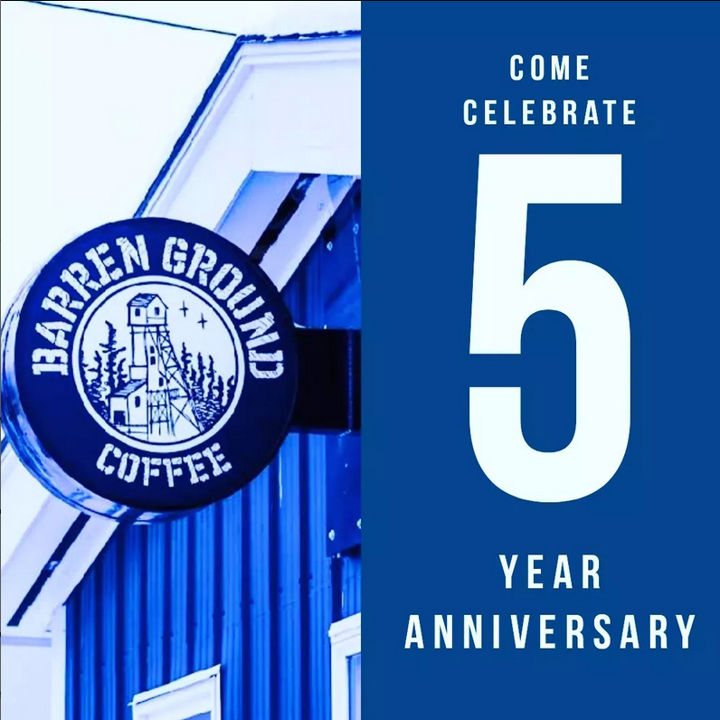 B_G_Coffee's tweet photo. Come celebrate today. Doors open at 10am.

🍩 Donuts by yesbydonuts

🧁 Cupcakes by yksweets

☕ 50 g gesha bean coffee sampler giveaway

🆒️ Special anniversary holographic sticker

🎰 Raffle draws (5lb bag of coffee, hat, toque, 340 g bag)

🤑 Coffee &amp; merch discounts! https://t.co/RIaBKhbNX2