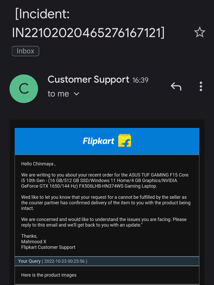 Chinmaya_ramana's tweet photo. Ordered for laptop and recived a big stone and E-waste ! During Diwali sale on Flipkart!
@VicPranav @geekyranjit @ChinmayDhumal @GyanTherapy @Dhananjay_Tech @technolobeYT @AmreliaRuhez @munchyzmunch @naman_nan @C4ETech @r3dash @gizmoddict @KaroulSahil @yabhishekhd @C4EAsh https://t.co/XKZVMVd4HK