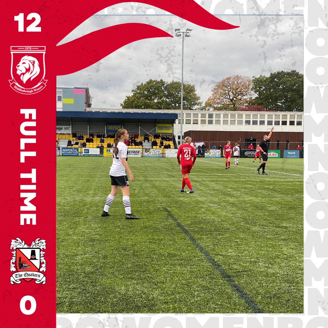 BoroWomen's tweet photo. FT | Twelve! What a display from out girls! 🔴⚪️

#Boro #UTBW https://t.co/UMBApZnYOQ