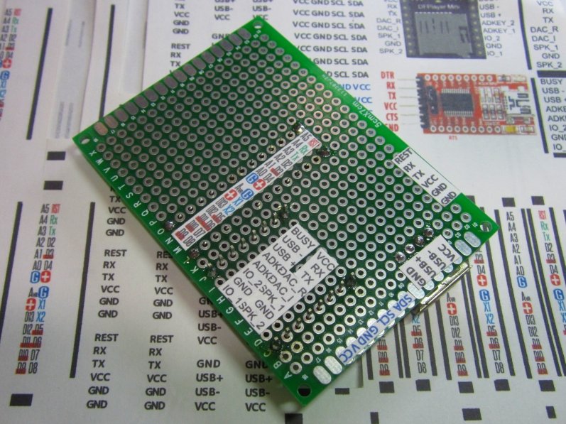 saiki0011's tweet image. やっぱり最初からpinの
ラベルを張っておくとわかりやすい
昔はやっていたんですが
最近手を抜いたやらなくなりました
ですが
やはりpinラベルを貼るほうが難易度が下がります😆

#電子工作 #DIY #DFPlayerMini
#ATmega328p #Arduino #FTDI #MP3Player