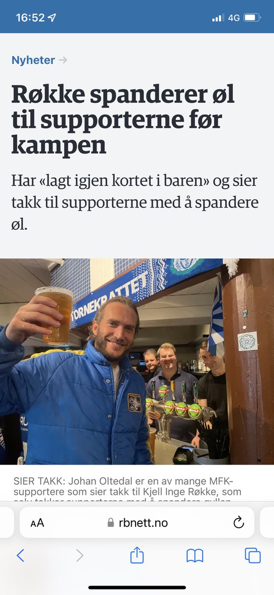 MariaBitteLita's tweet photo. Fole fin kar han derre Røkke https://t.co/cY1TBZ7h9y
