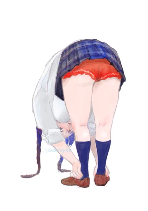 落書きしたらアップする活動小さい頃おばあちゃんが編んでくれた毛糸のパンツが殺してくる勢いでチクチクしたので今も苦手だす 