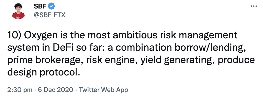 MAPS:  -95%
Circulating supply = 0.75%

OXY: -99%
Circulating supply = 2%
Down only since day one of FTX lisiting

Both projects funding lead by Alameda

Yes Sam, tell me more about consumer protection.