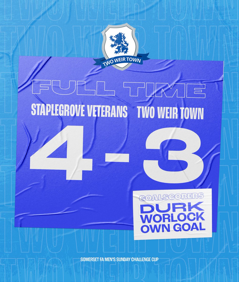 TwoWeir's tweet image. It wasn't to be in the cup this morning after a really good showing from the boys. Between the performance and the post-game sausage butties (nice touch) I think we come away pretty happy, and on another day could well have gotten a result

Back to the league next week!! 💪🦁🔵🥪