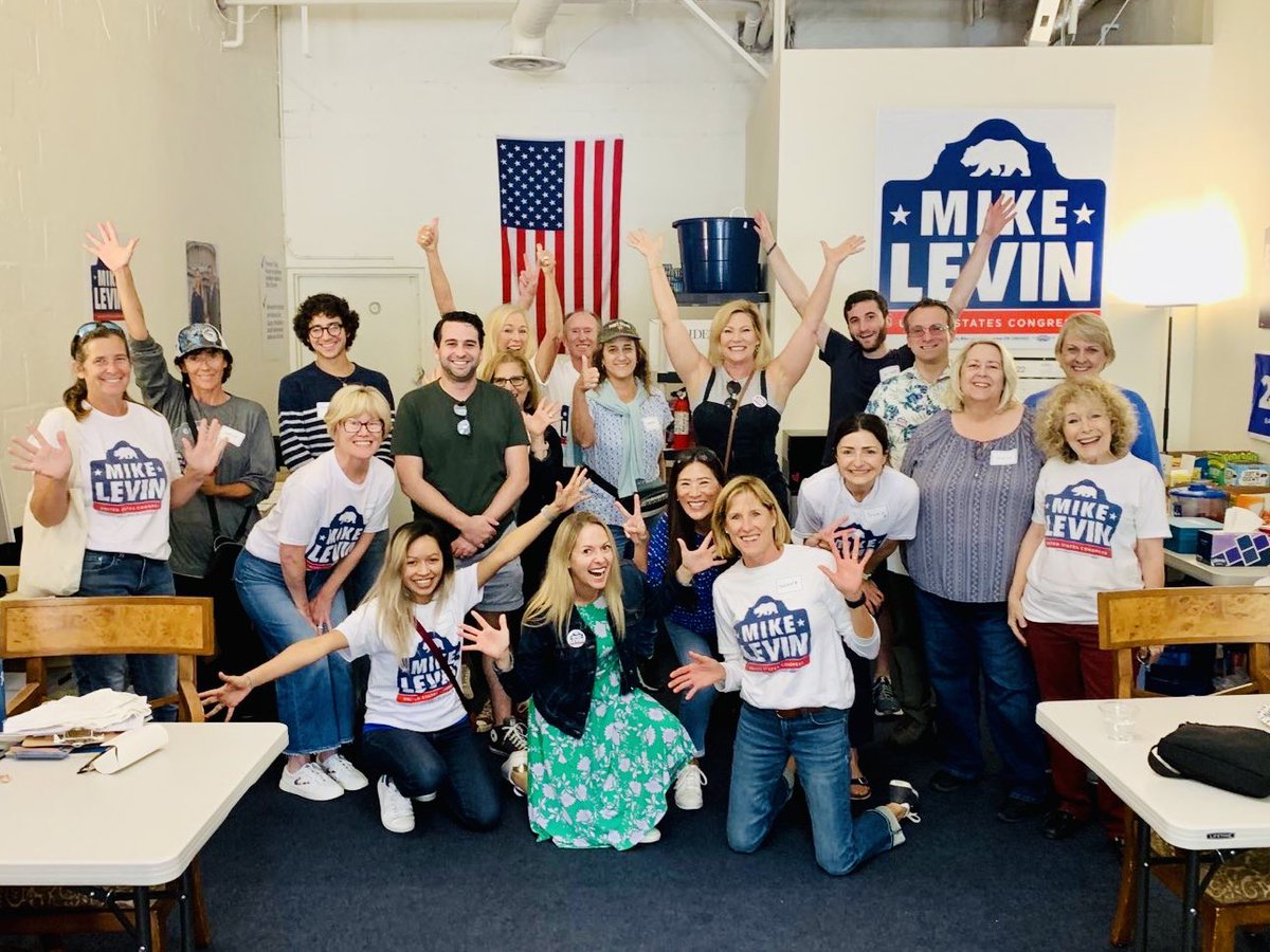 Earlier today, while I was kicking off a group from the Carlsbad office, my wonderful wife Chrissy was kicking off another group in our Laguna Niguel office. We are so grateful to everyone for their help to Get Out The Vote in SD and OC! #KeepThe49th #CA49 🇺🇸