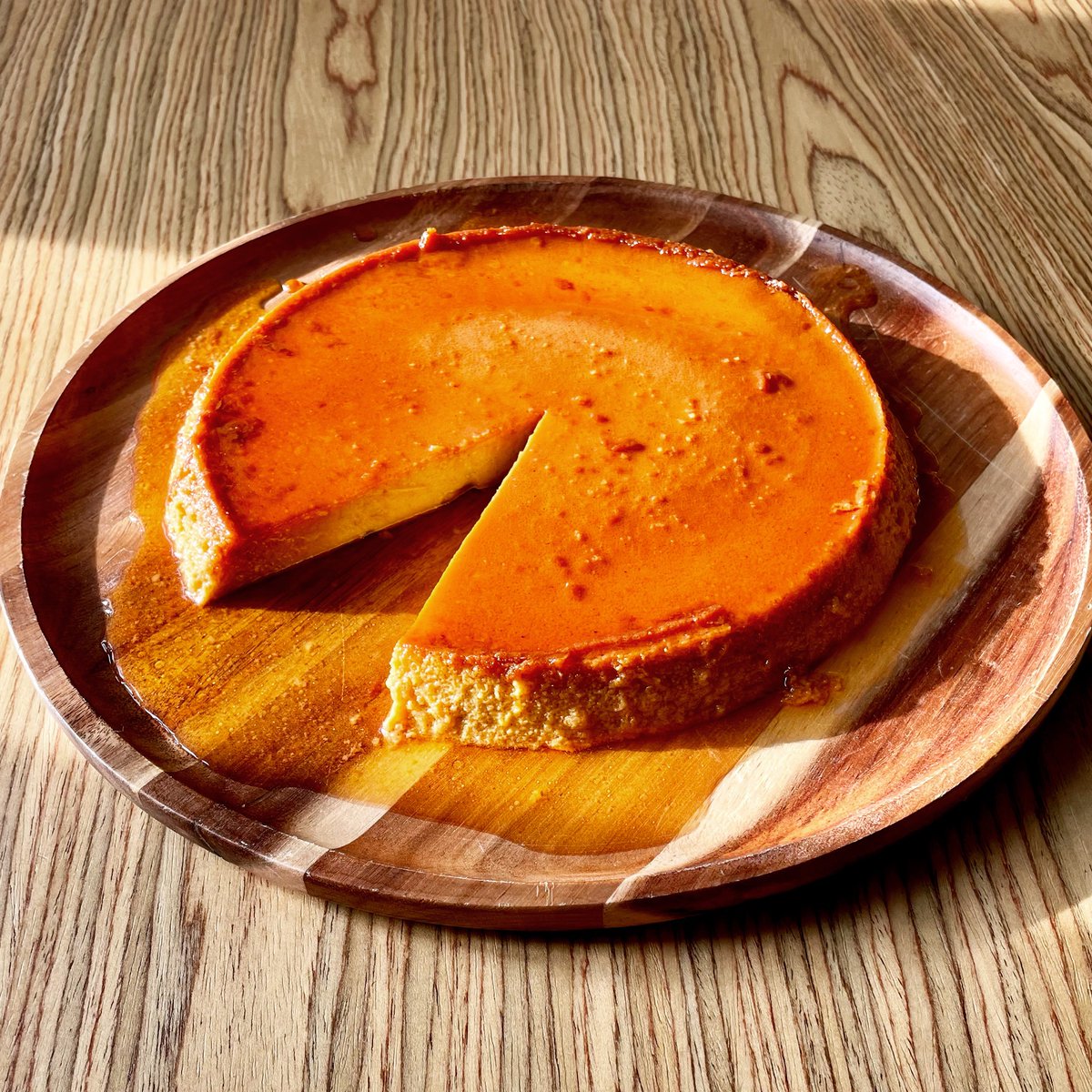 Pumpkin spice flan 🎃😻 #onlyflans