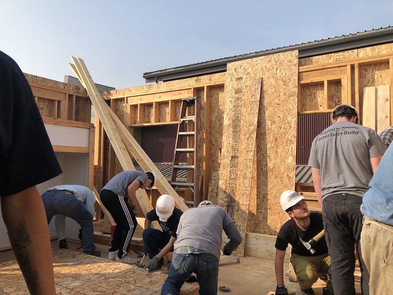 nyhsseattle's tweet photo. Building affordable housing with @habitatskc is another example of putting learning into practice.  @SamisFoundation #courage #character #community https://t.co/6YqahCae26