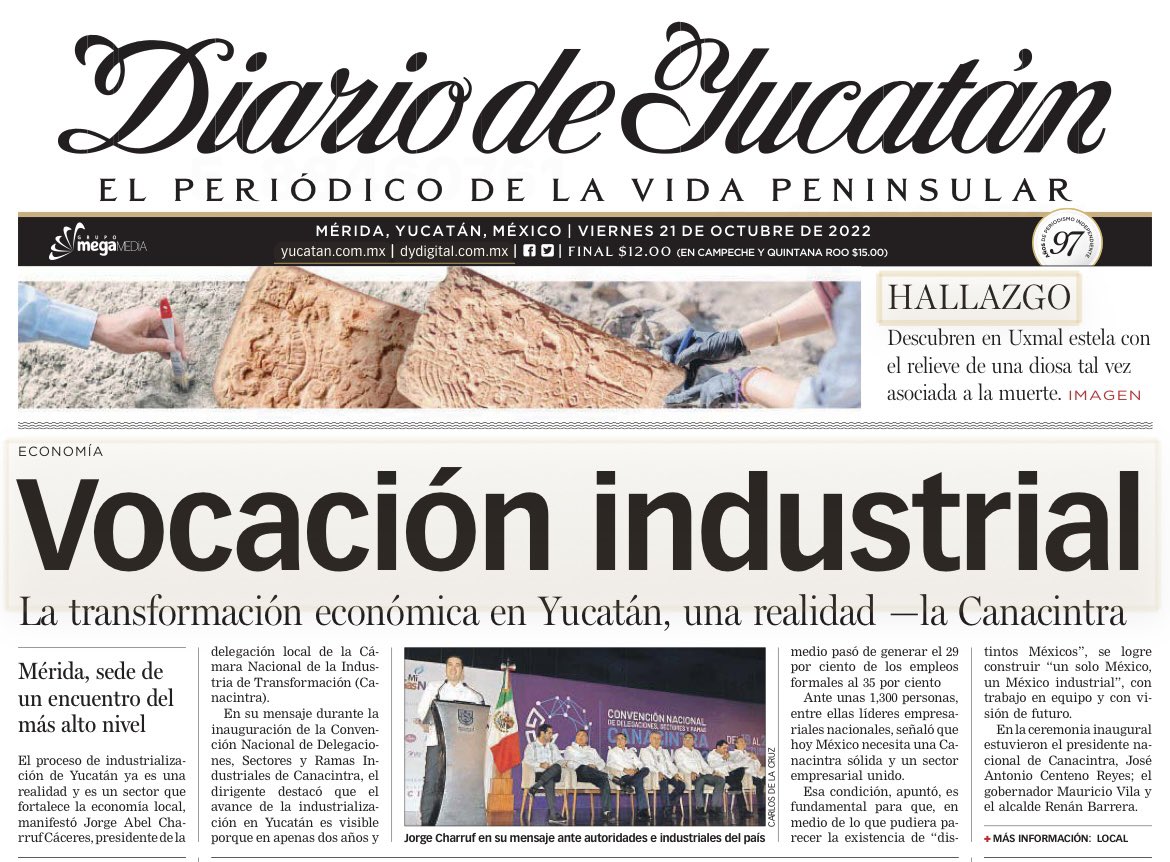 Gracias a los 1,300 industriales de todos el país que nos dieron la oportunidad de mostrarles, cómo trabajando en equipo, estamos construyendo un #YucatánIndustrial