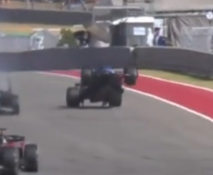 Who said you can't wheelie with an F1 car?