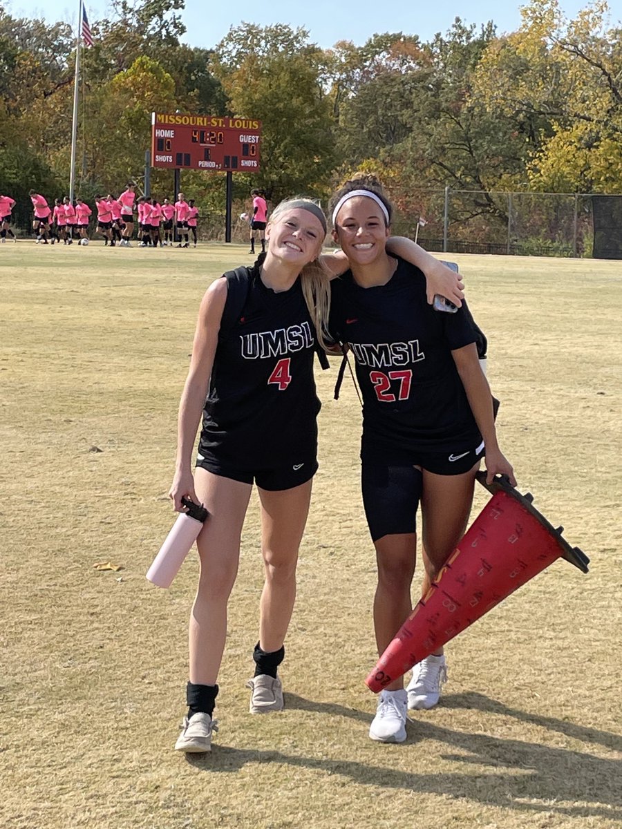 Went to see UMSL vs McKendree Women’s Soccer today. Saw a great game with 2 former ⁦<a href="/H2Oloosoccer/">Waterloo Boys Soccer</a>⁩ women’s stars ⁦<a href="/karleykinzinge1/">karleykinzinger</a>⁩ &amp; ⁦<a href="/CottonJaycee/">Jaycee Cotton</a>⁩ each score in an exciting 2-2 draw. #Bulldogs4life
