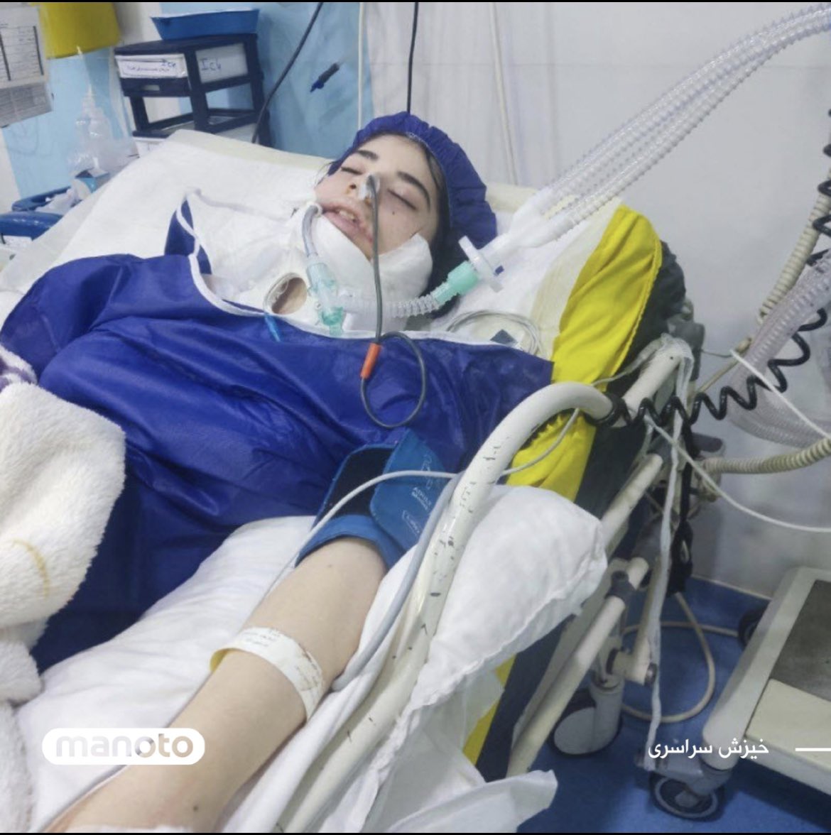 Die 17jährige Arnica Kaem Maqami ist gestern in Teheran an den Folgen von Schlagstock-Prügel durch das Regime gestorben. Ich weiß nicht wie lang sie im Koma gelegen ist. Man hat zunächst behauptet, dass sie aus einem Fenster gesprungen wäre. RIP. #IranRevolution #IranProtests2022