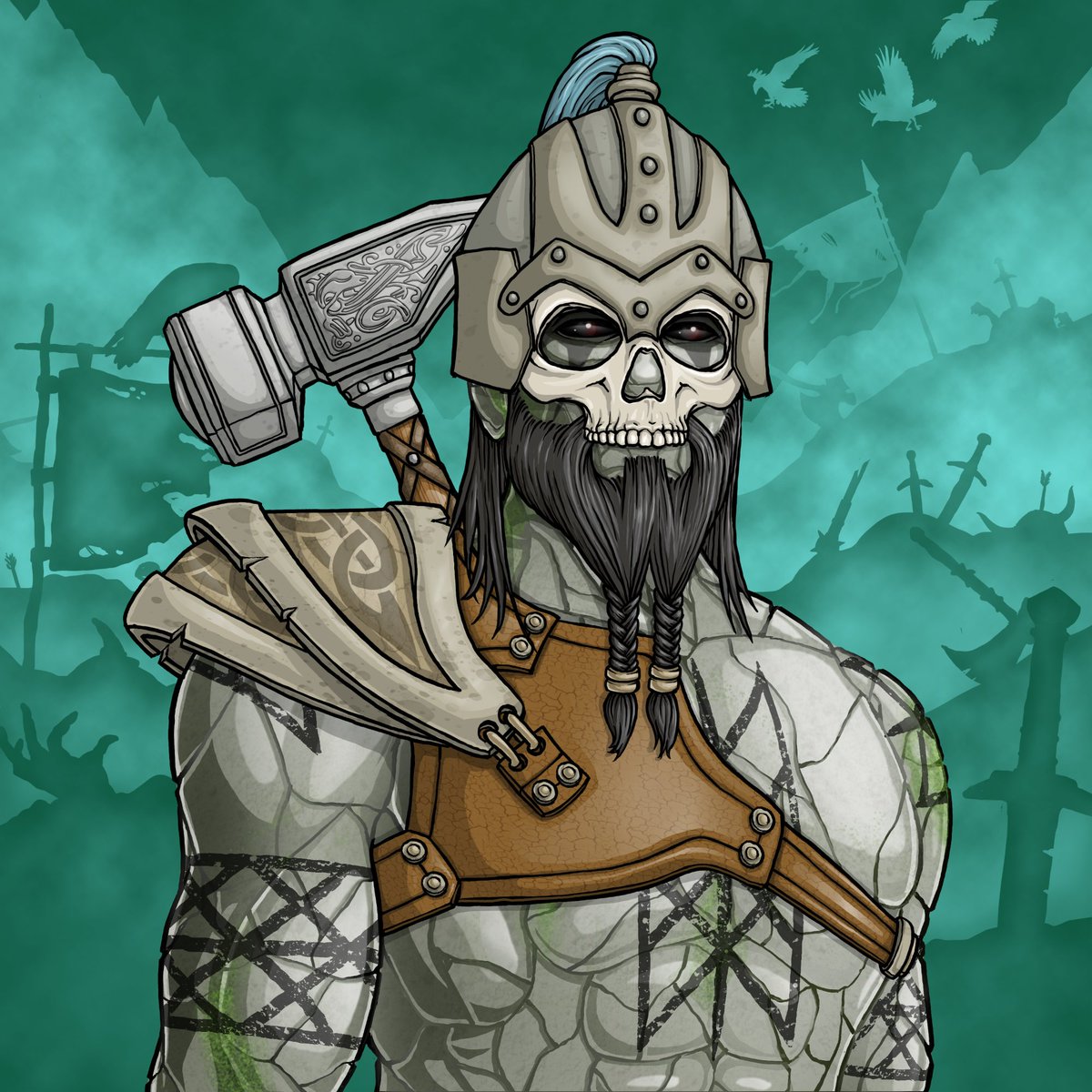 Stones > bones. ☠️

The mighty elementals bring power and prowess to the Heathen Army. 

                                     .................

RT this and post proof in Discord to earn your place on the Skal List!

#WLgiveaway #SolanaNFT #Solana #SOL