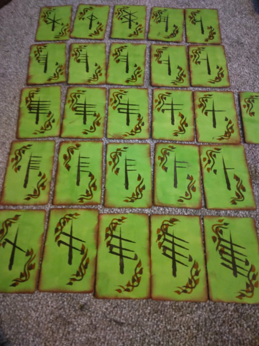 wander scaver on Twitter "Whole set of Ogham"
