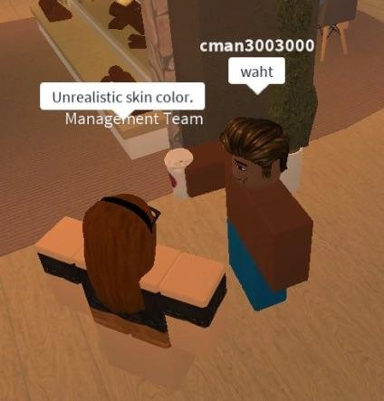 VuxVux on X: is this roblox girl dumb or racist 💀   / X