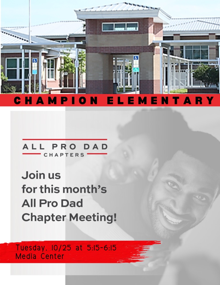 Join us for an ALL PRO DAD Chapter Meeting!