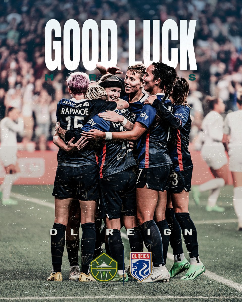 LET'S GO @OLReign 👏👏👏 Good luck in the NWSL Semifinal today! 🤩 #TakeCover x #BoldTogether