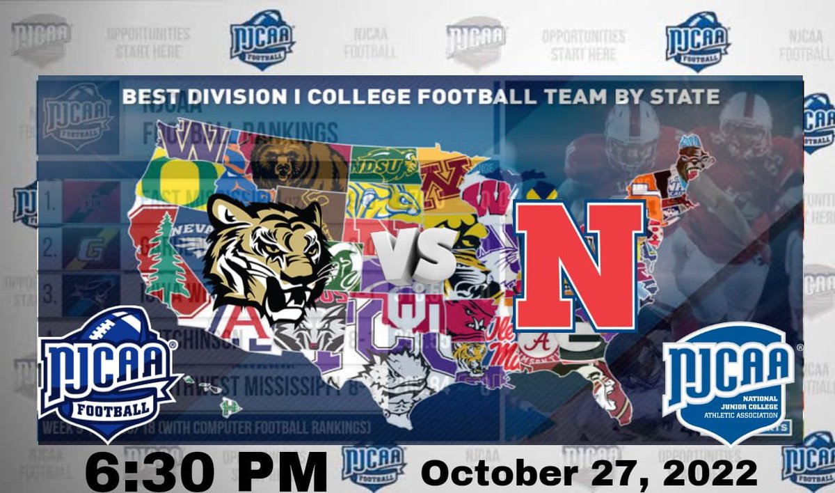 6:30 PM October 27, 2022
🔗 bit.ly/3z9q4jw
Northwest Mississippi vs Northeast Mississippi - LIVE College NJCAA FOOTBALL Division I 2022
<a href="/CoachOGates/">Ovurton Gates</a> <a href="/NWCC_Football/">Northwest Football</a> <a href="/DonnaFo59256888/">Donna Foster</a> <a href="/BigFaceSportss/">BigFaceSports, (Recruiting & Scouting)</a> <a href="/jykeveous/">Red Hibbler</a> <a href="/CaLliRaCKkZz/">OMAR PEW</a>