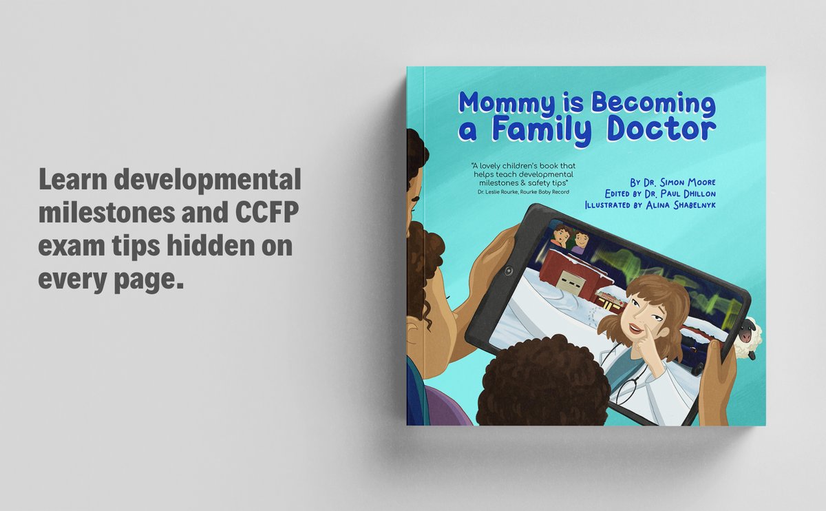 A children's book with a hidden agenda?!

It sure is! Every page teaches developmental milestones, CCFP exam tricks, and safety tips that we need to know for #familymedicine 

Thanks to Dr. Leslie Rourke for your endorsement!

See it at #myfmf or amazon.ca/dp/1989356079  #meded