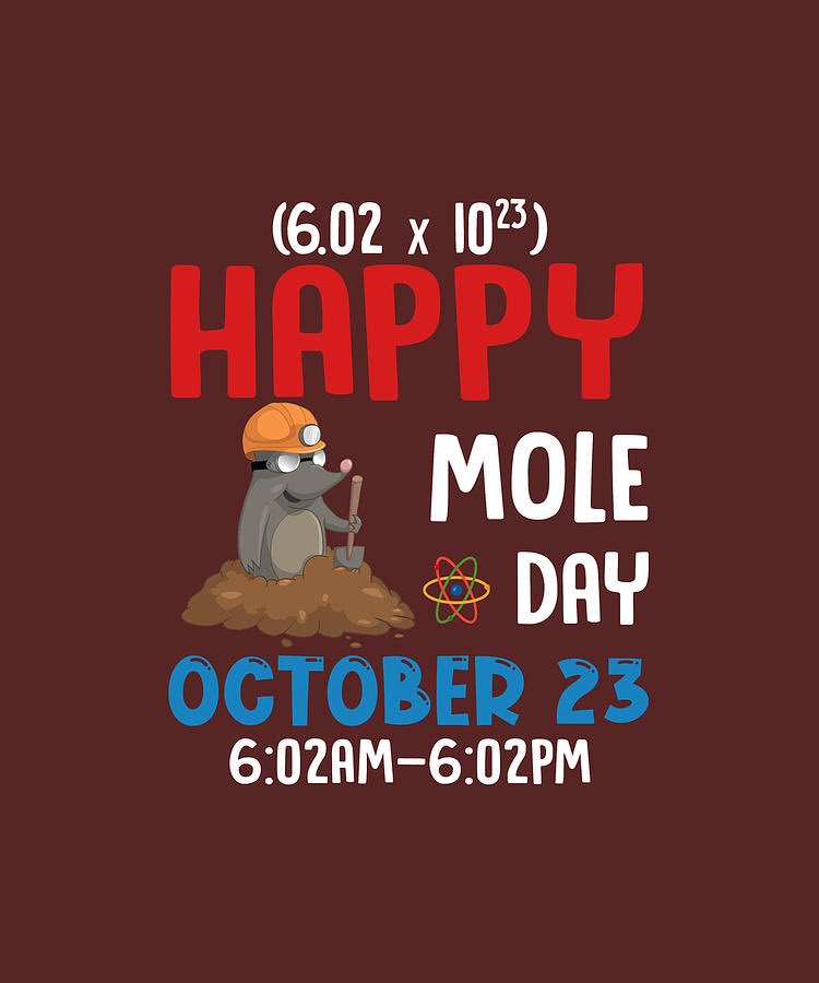 HAPPY MOLE DAY! 👨🏽‍🔬