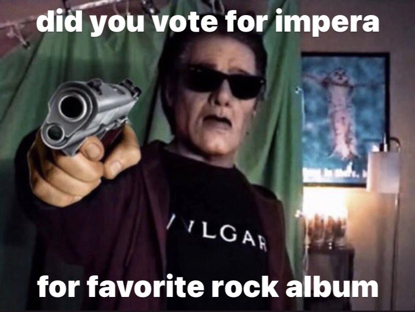 atlasthevampire's tweet photo. speak up ghestie

I'm voting for Ghost “Impera” for Favorite Rock Album at the #AMAs https://t.co/sixmaUFYbU