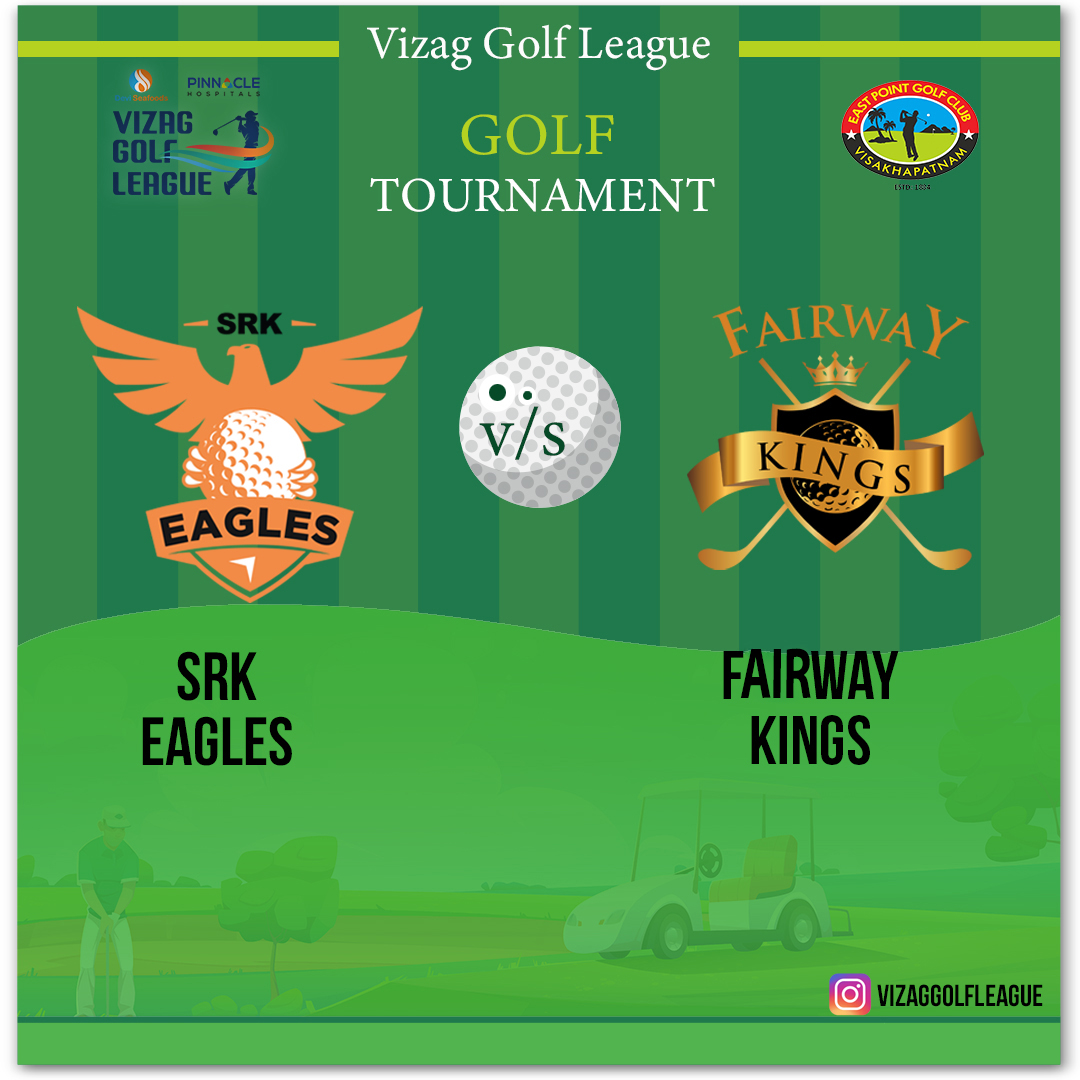 vizaggolfleague's tweet photo. Golf Tournament: Day 2
Get Ready For The Intense Competition!
#Srkeagles vs #Fairwaykings 
#Visalakshiroyals vs #Vizagdolphins
#Aryabrbulls vs #Vividgolfers
#Birdies vs #Seatigers  
#Professionalgolfers vs #anjaleemavericks

#eastpointglofclub #vizaggolfleague #visakhapatnam https://t.co/4i2l8tIJIj