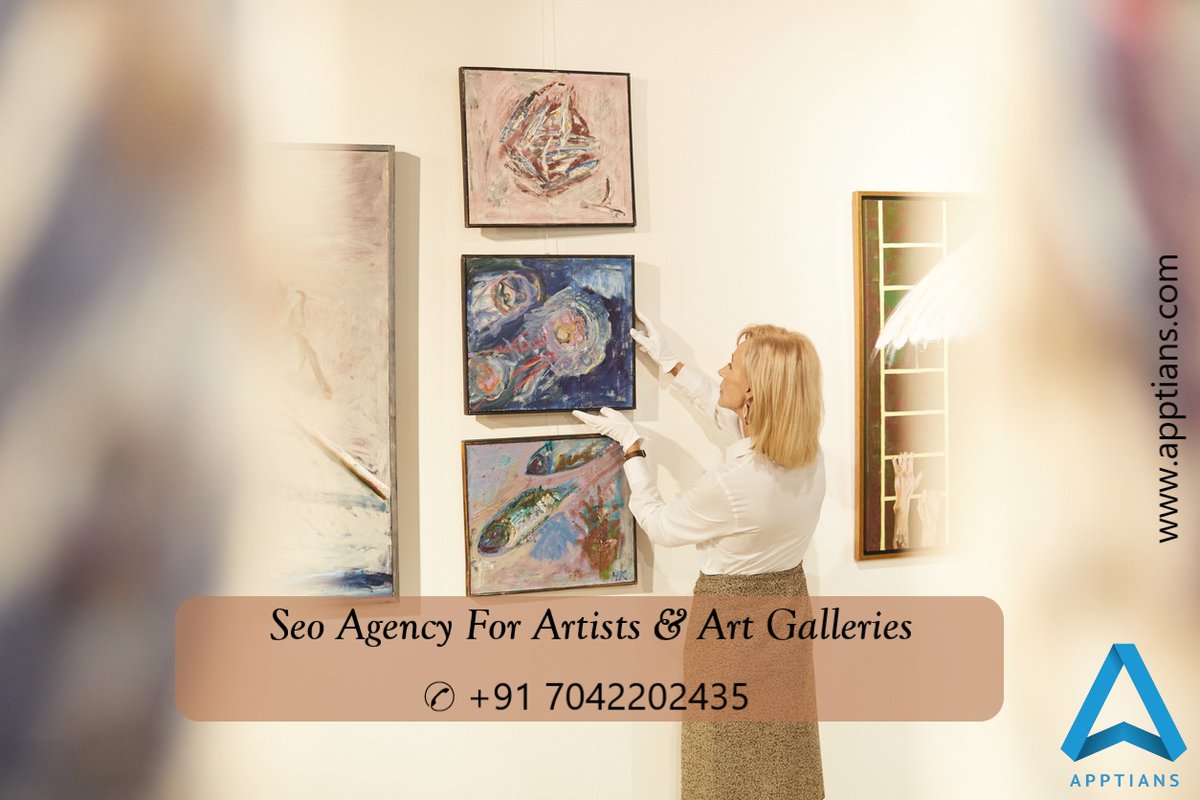 apptians's tweet photo. Seo Agency For Artists & Art Galleries
To know more,
Visit - https://t.co/CyPqm82IwV
Call +91 7042202435
#artist #artgallery #art #seoagency #seotips #seo #seoexpert #seocompany #seocompanies #swastiksaraf #apptians #biharapps https://t.co/w5Cj0XQrA1