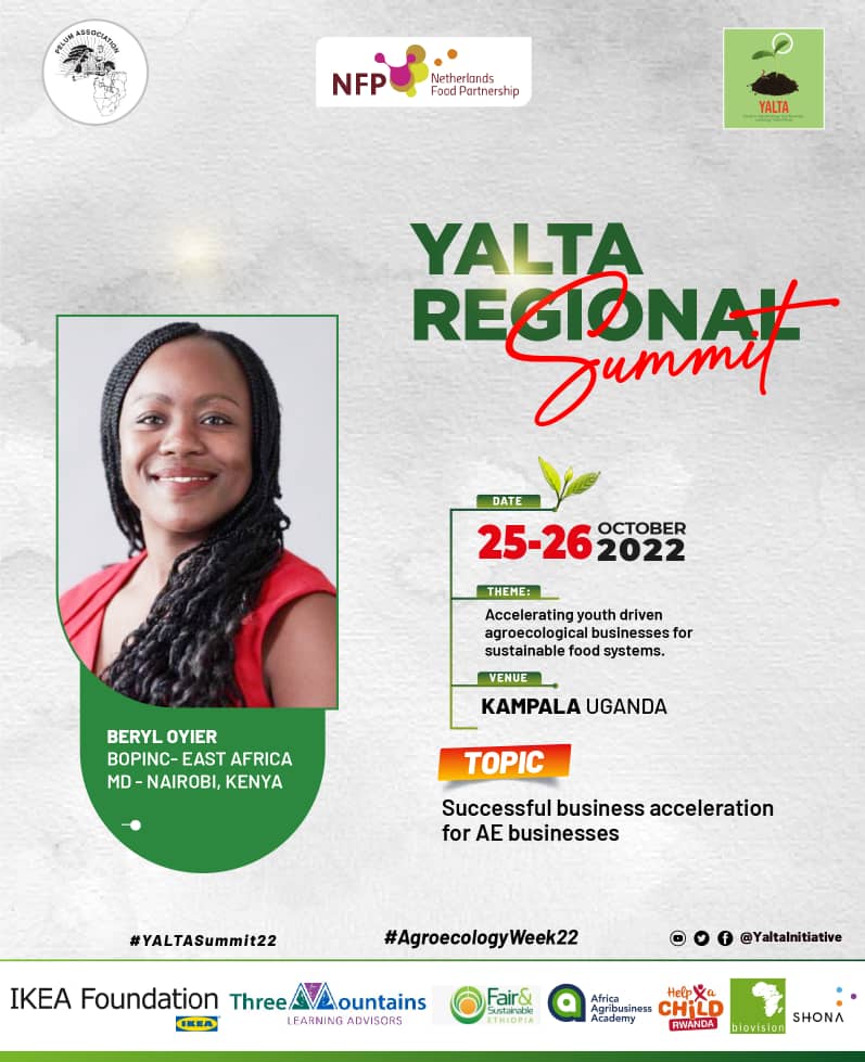 pelum_uganda's tweet photo. Business focus more on developing their products for the market forgetting their target consumers- @adhiamboyier - from @Bopinc We are happy to notify you that she will be among the speakers at #YALTASummit2022 #AgroecologyWeek22 https://t.co/Zwq3e17yqk