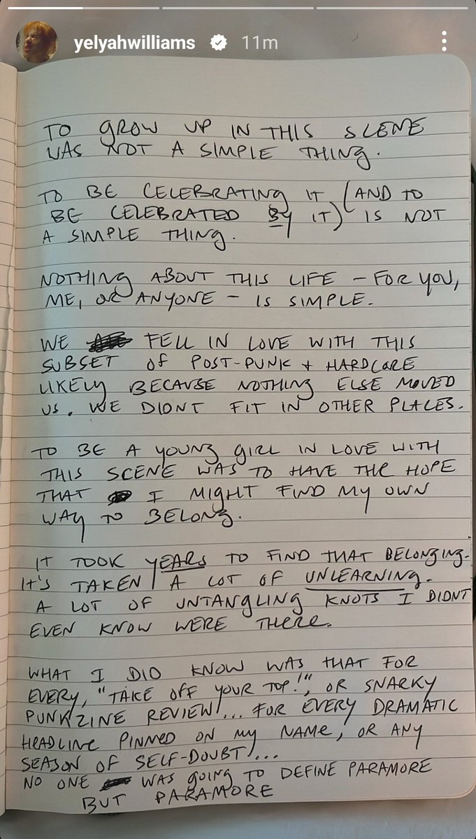 mcr_lore's tweet photo. this is not related to mcr but what a powerful message from hayley williams ❤️ https://t.co/dt8h8jluRx