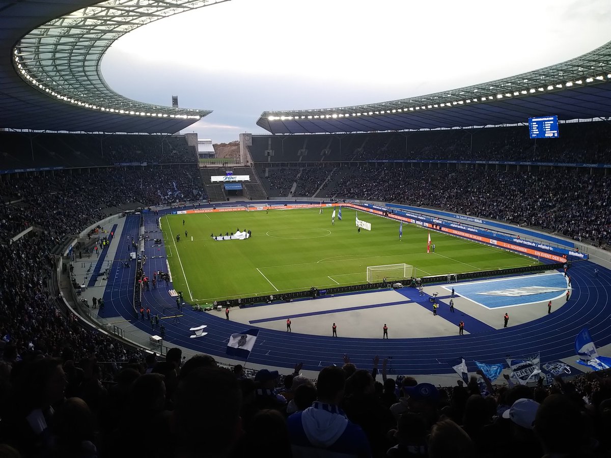 Heute war wieder sehr geil, erster Heimsieg. Grüße an 40.1, viele sehr gut mitgezogen. #hahohe #BSCS04 #GemeinsamHertha