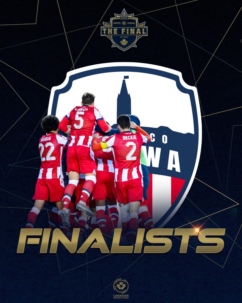🔴 <a href="/atletiOttawa/">Atlético Ottawa</a> are the first team to book their spot in the Canadian Premier League final, and will host it at TD Place!

#CanPL