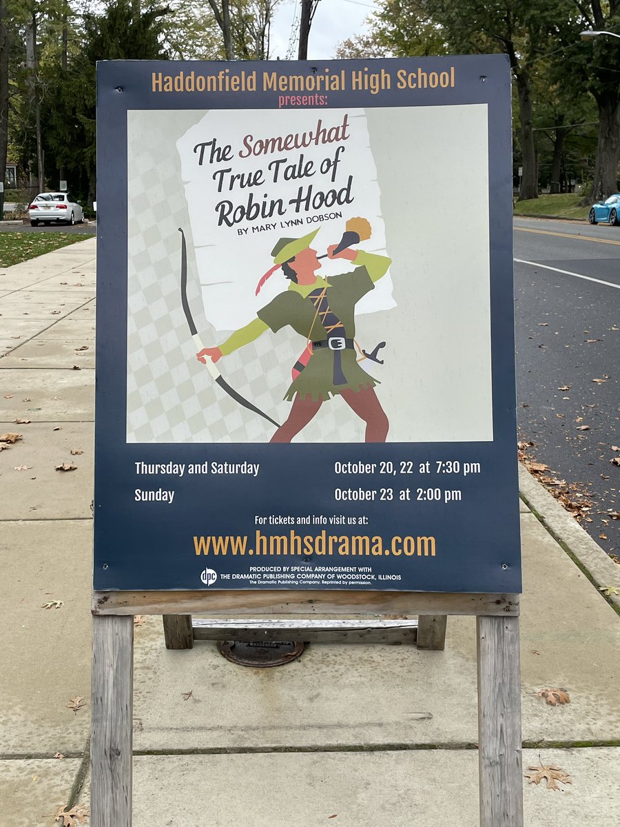 Bravo!! What a fun time at <a href="/HMHSDrama/">HMHS Drama Club</a> The Somewhat True Tale of Robin Hood! #dramaniacs