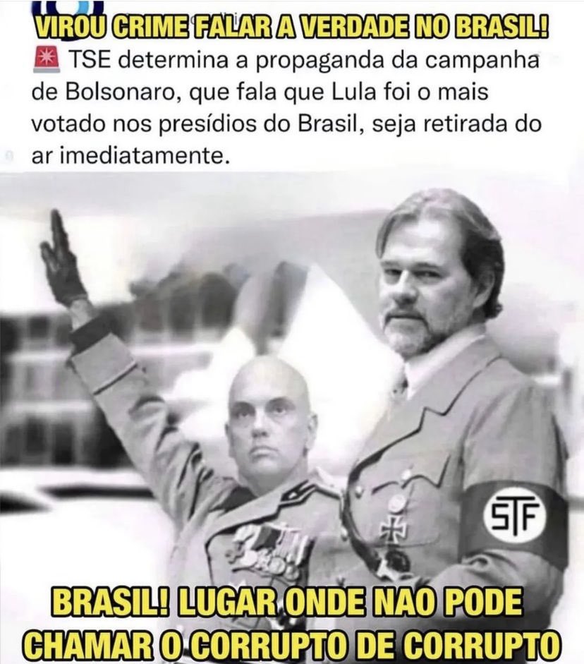 Não se pode mais falar a verdade no Brasil do careca