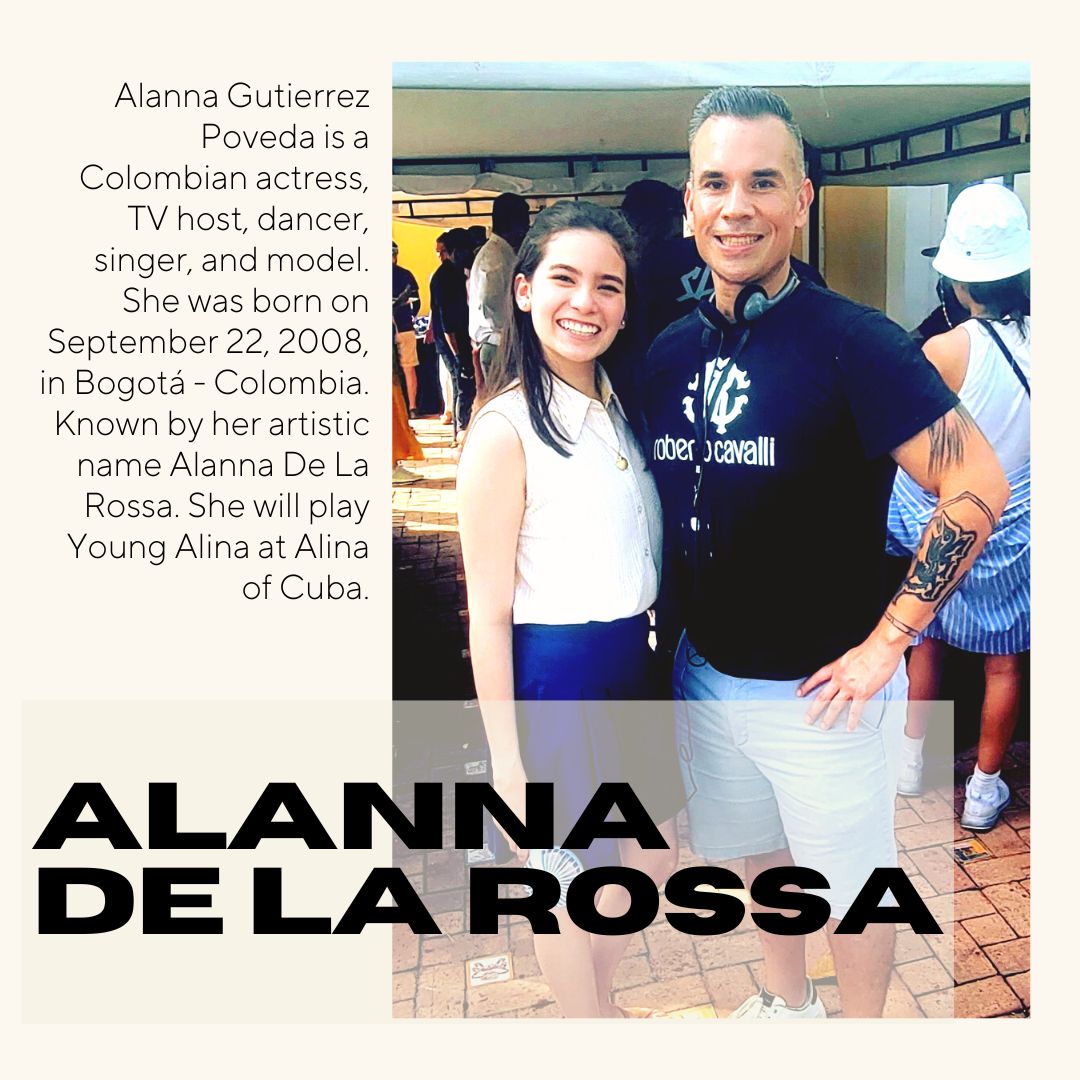 Introducing <a href="/alannadelarossa/">Alanna De La Rossa</a> ; Colombian actress, TV host, dancer, singer and model. She stars as Young Alina #alinaofcubamovie 

Follow this talented young actress! 

#film #motionpicture #cuba #alannadelarossa #teenactor #youngalina #mankindentertainment
