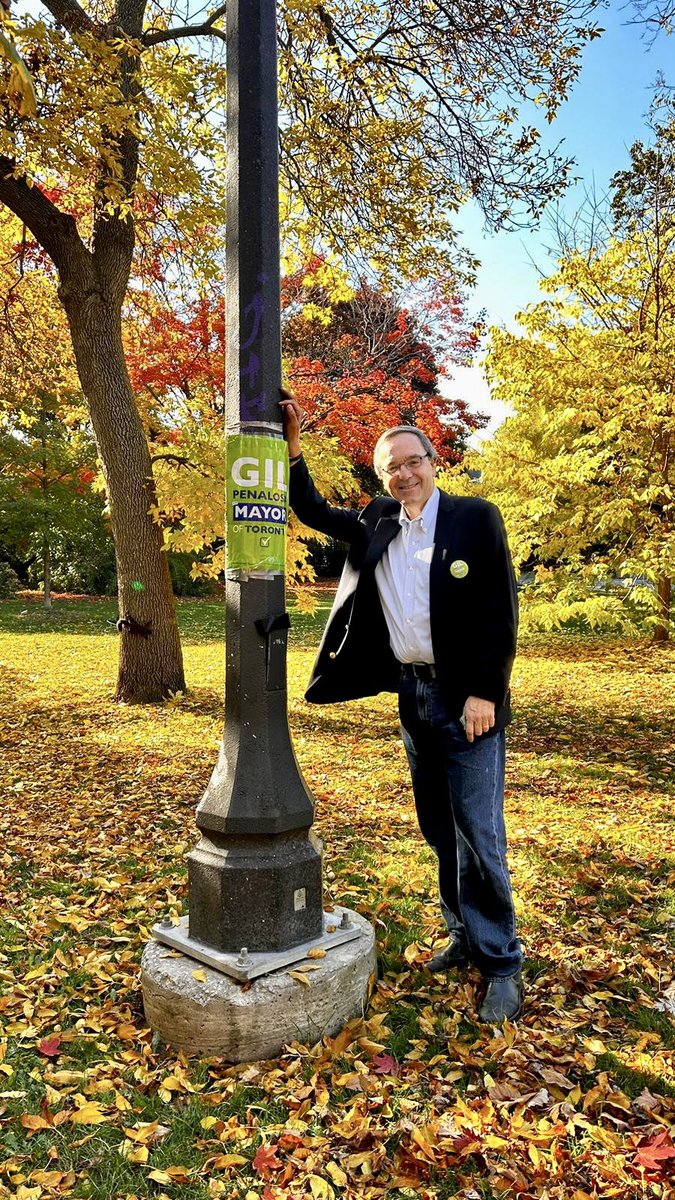 Ending the campaign as it started, #WalkingTheCity listening, learning, sharing. Now at Trinity Bellwoods, people want affordable housing and wine/beer in the parks which I’ll allow in 1st 100 days (Tory promised 2014, 2018…). VOTE #Gil4Mayor.