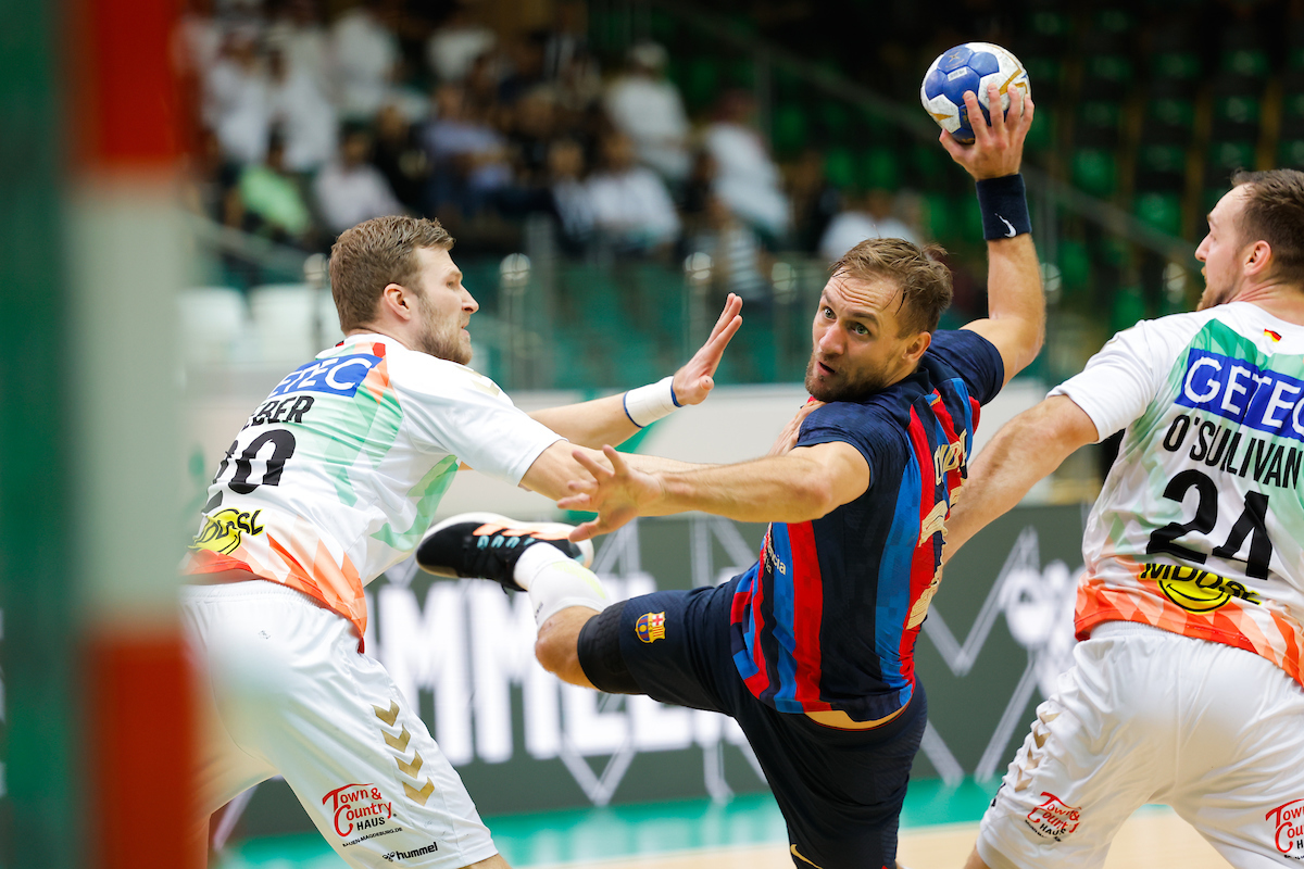 Wir haben unseren Titel verteidigt!!! 💚❤️

🏆KLUBWELTMEISTER 2022

#scmhuja #superglobe #magdeburgerjungs @ihf_info <a href="/sahfksa_en/">Saudi Handball Federation</a> <a href="/FCBHandball/">FC Barça Handball</a>