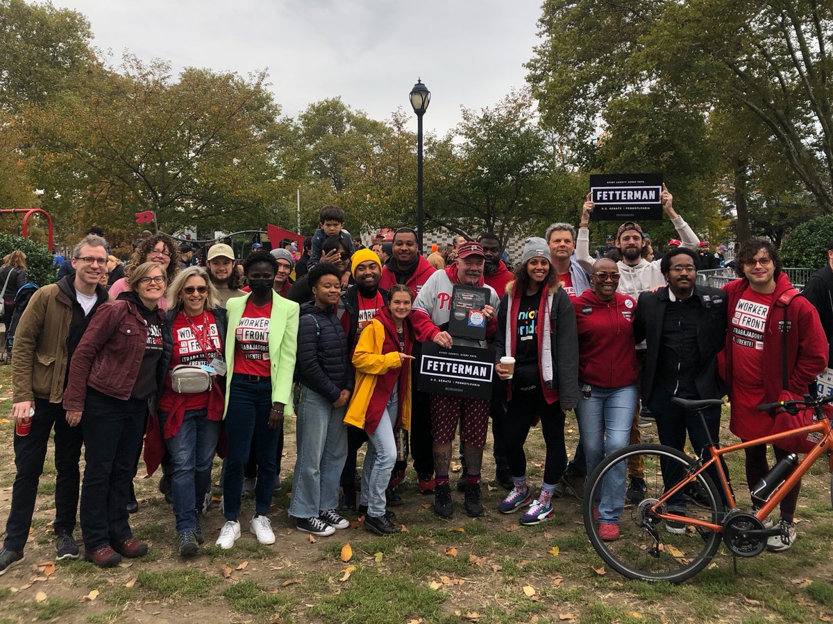 JohnFetterman's tweet photo. Thank you @UNITEHEREPhilly 🥰

You can always count on me to stand up for the Union Way of Life in D.C. ✊ https://t.co/xESLO9Gbz9