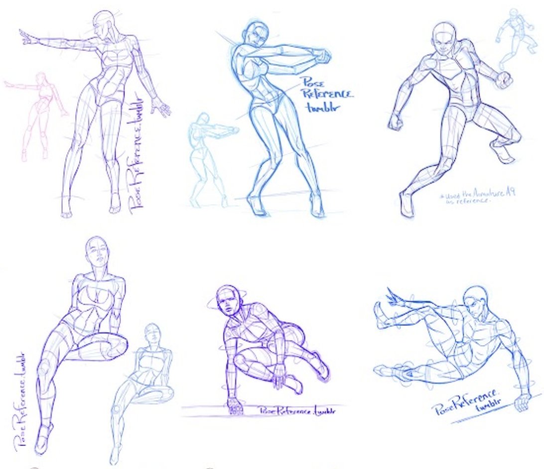 Male 14 Anatomy Reference Pose 16