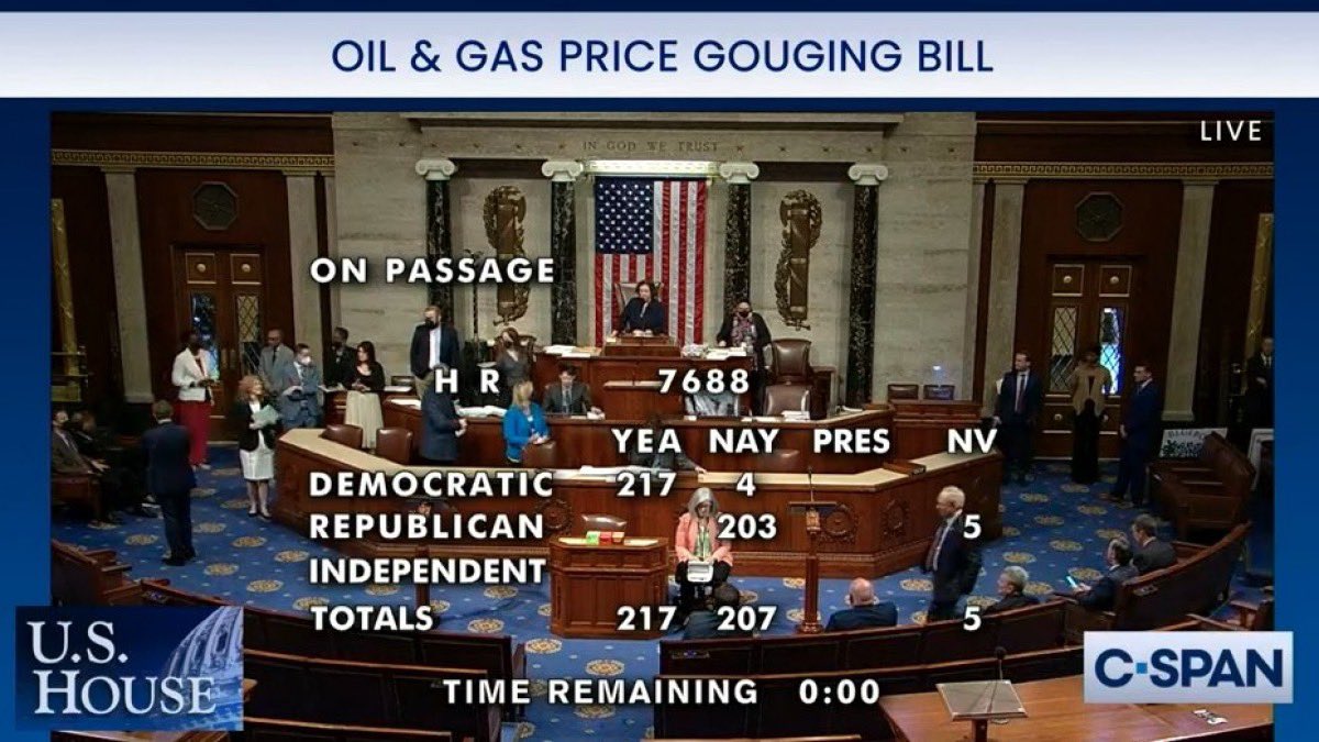 House Democrats voted to reduce gas prices. House Republicans voted to keep gas prices high. Spread the word: