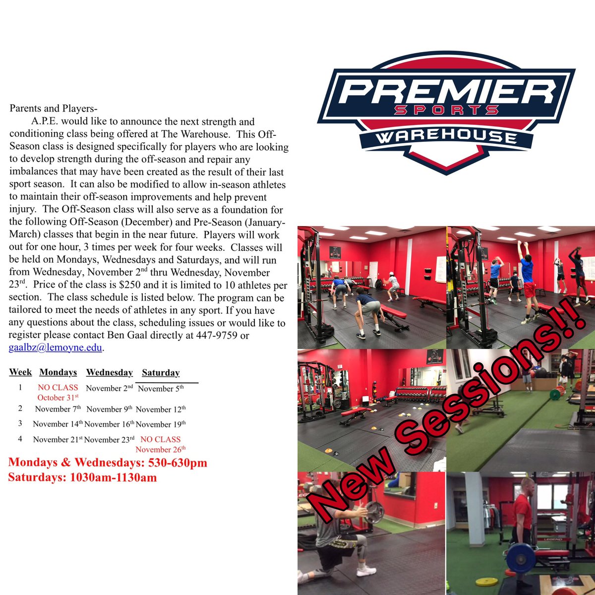 Premier Sports Warehouse tweet media