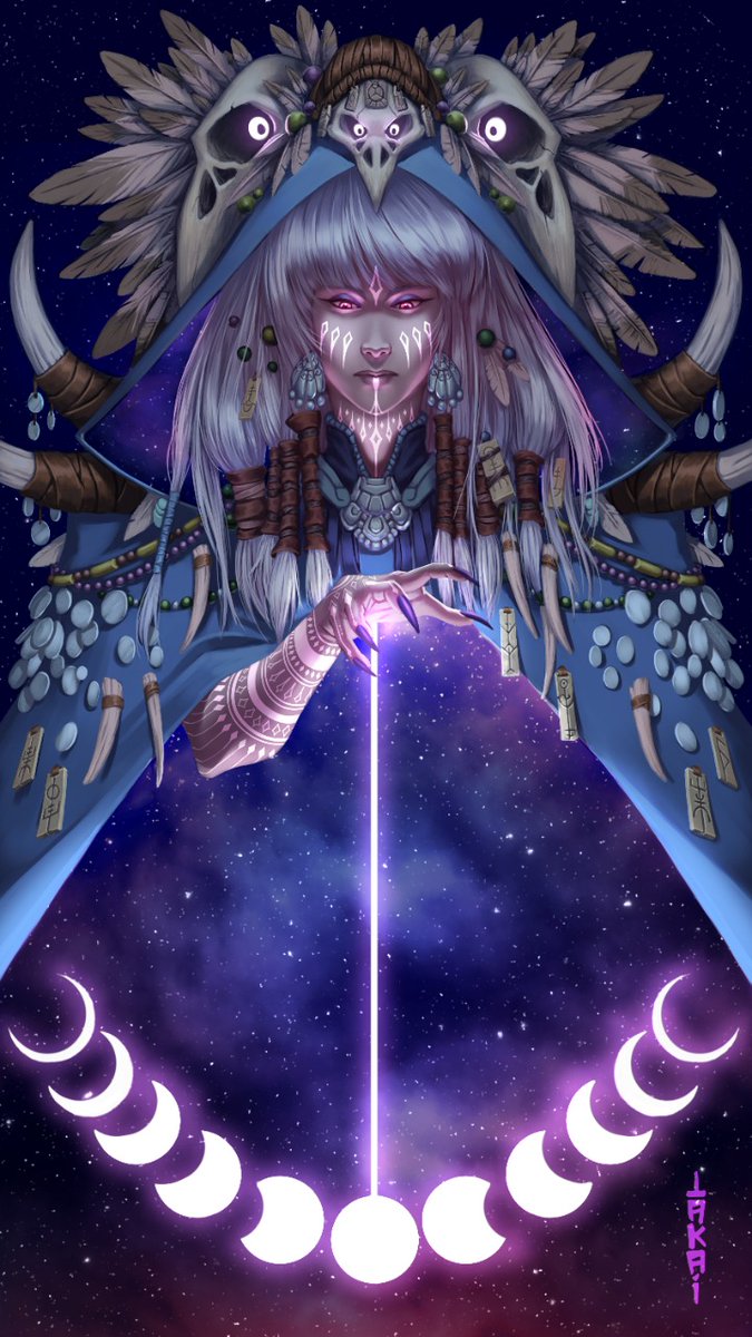 Been a long time since I draw a witch, so in honor of the season...

#witch #Halloween #witchcraft #magic #moon #fantasyart #moonphases