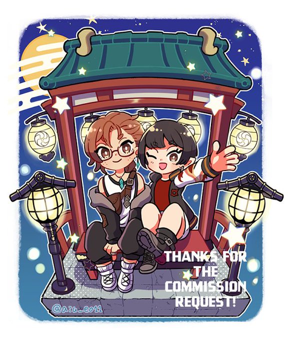 I drew this picture at your request! Date in KuganeThank you for your request!#Commission 